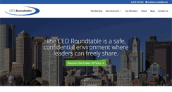Desktop Screenshot of ceo-roundtable.com